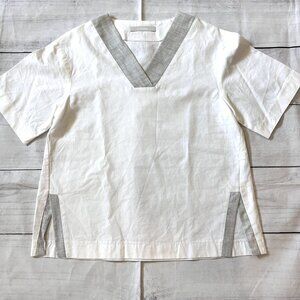 Unlabel White Iris Top
